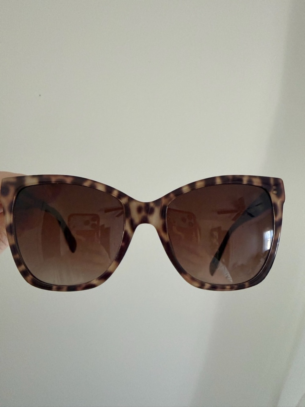 BCBGMaxAzria Tortoiseshell Cat-Eye Sunglasses - Brown Lenses